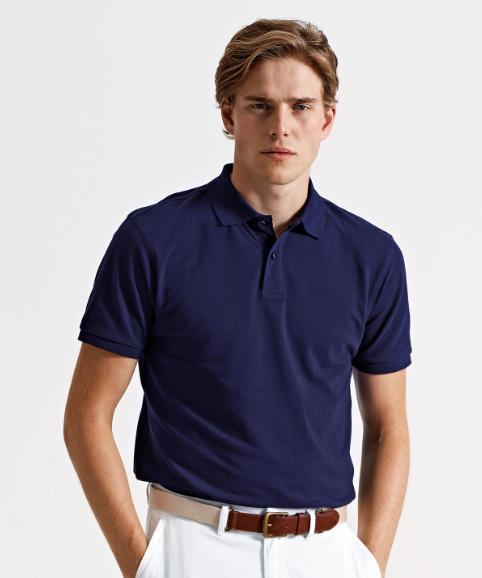 A man modelling a polo shirt
