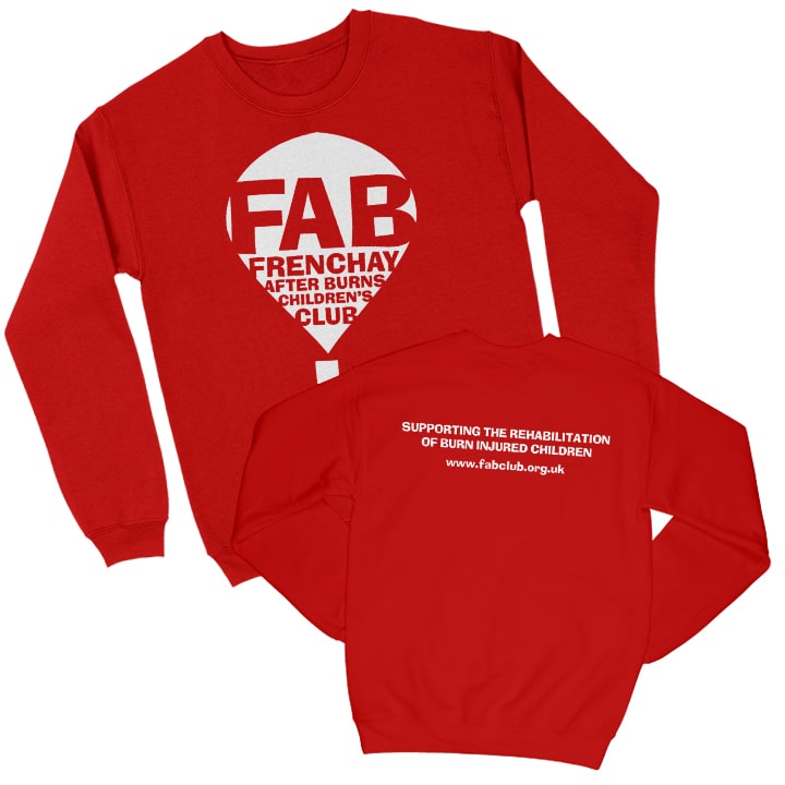FAB red sweatshirt