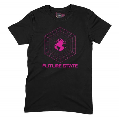 Future State black and pink hexagon t-shirt