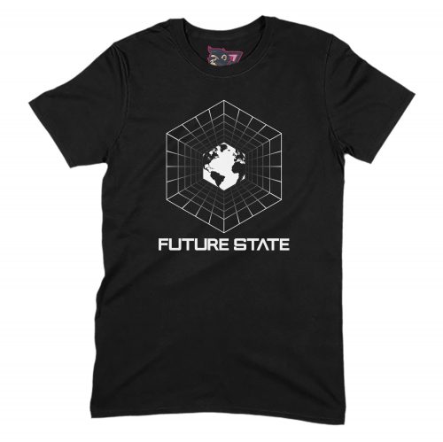 Future State black and White hexagon t-shirt