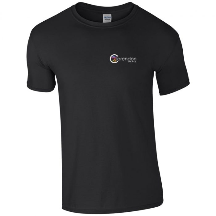 clarendon dance black unisex t-shirt